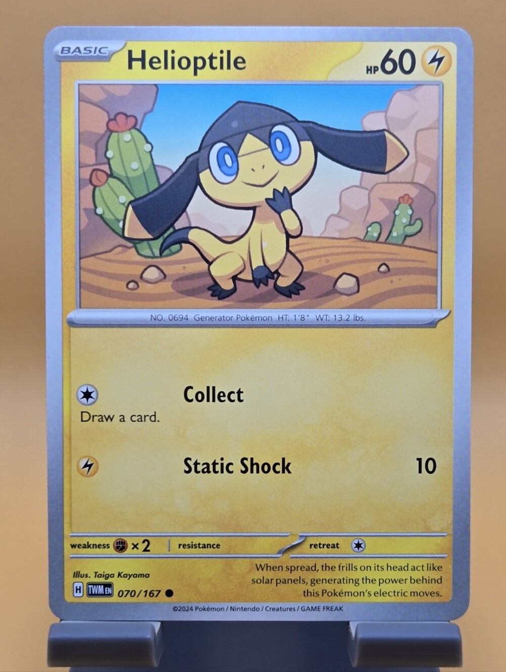 Helioptile - SV06: Twilight Masquerade 070/167